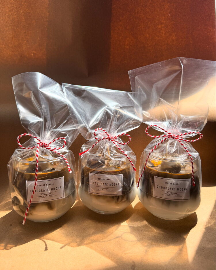 Mocha Çikolatalı Kahveli Soya Mum 1 adet