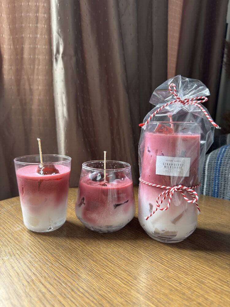 3’lü Set Çilekli Milkshake