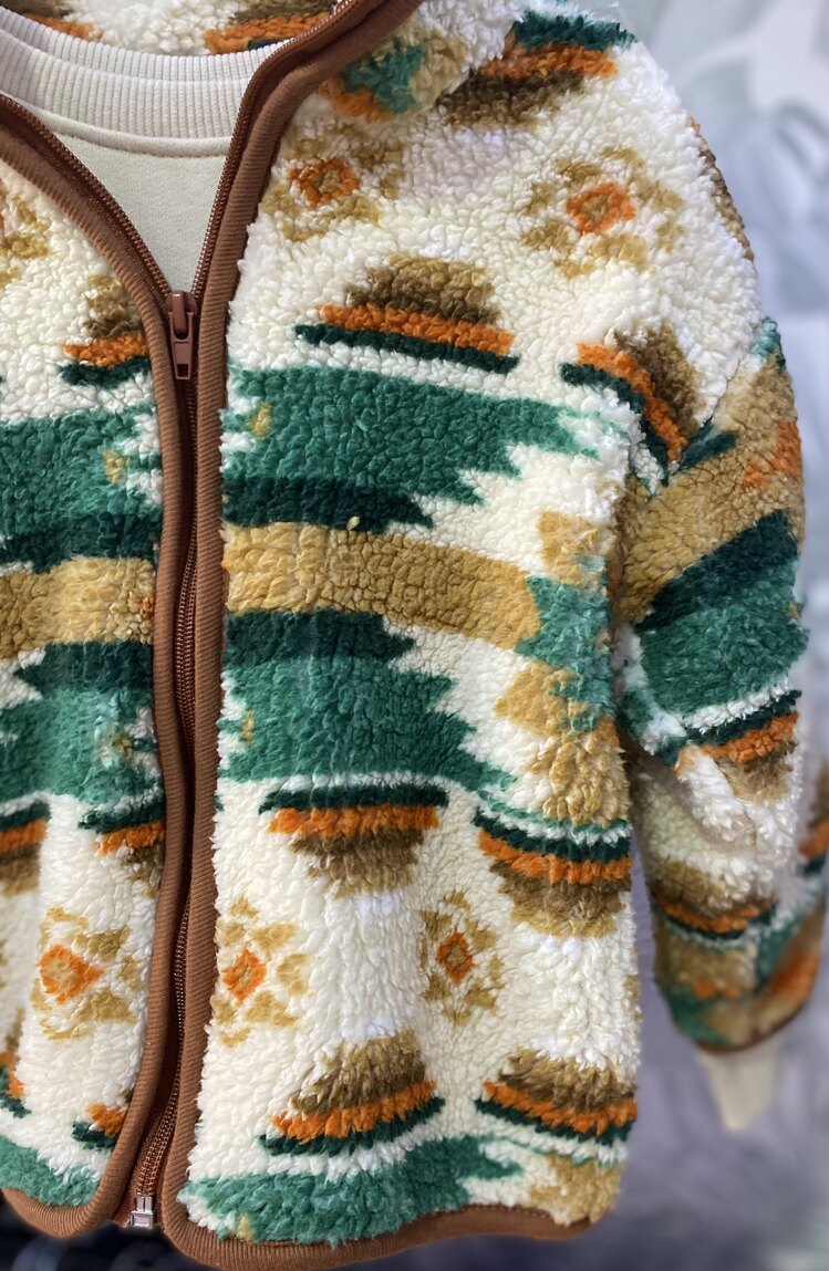 CG GREEN PELUŞ HIRKA