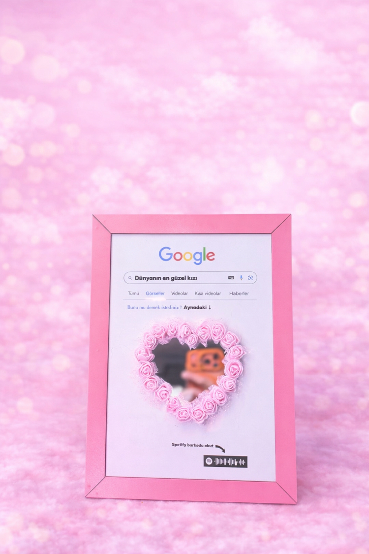 Dünyanın En Güzel Kızı Tablosu Pembe