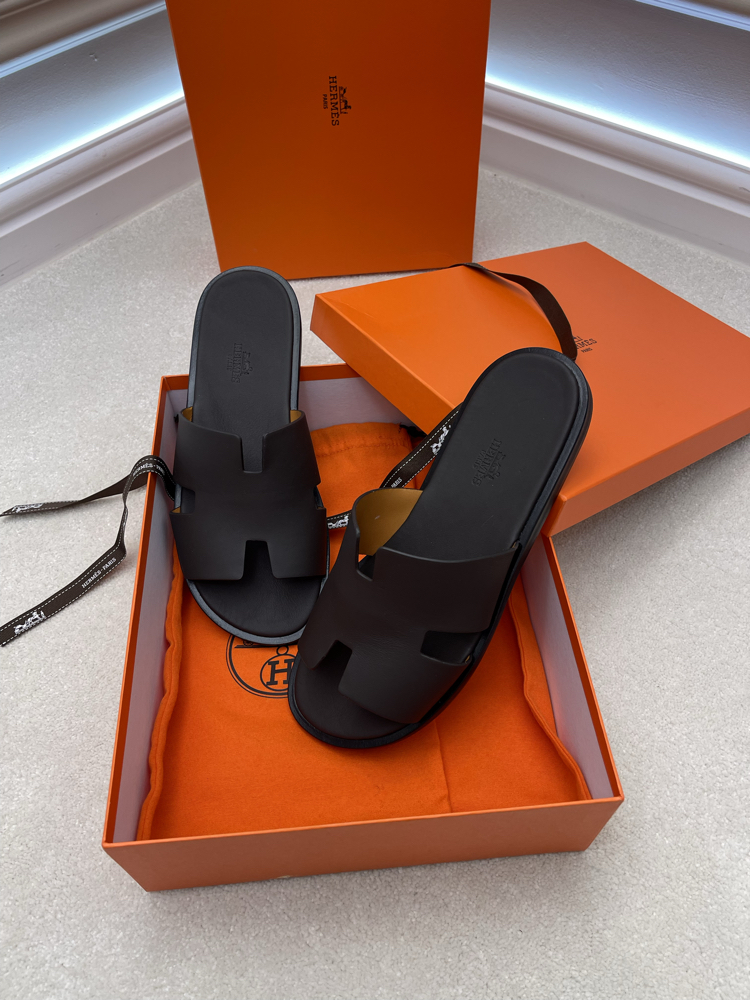 Hermes Izmır Terlik Erkek Bitter Brown