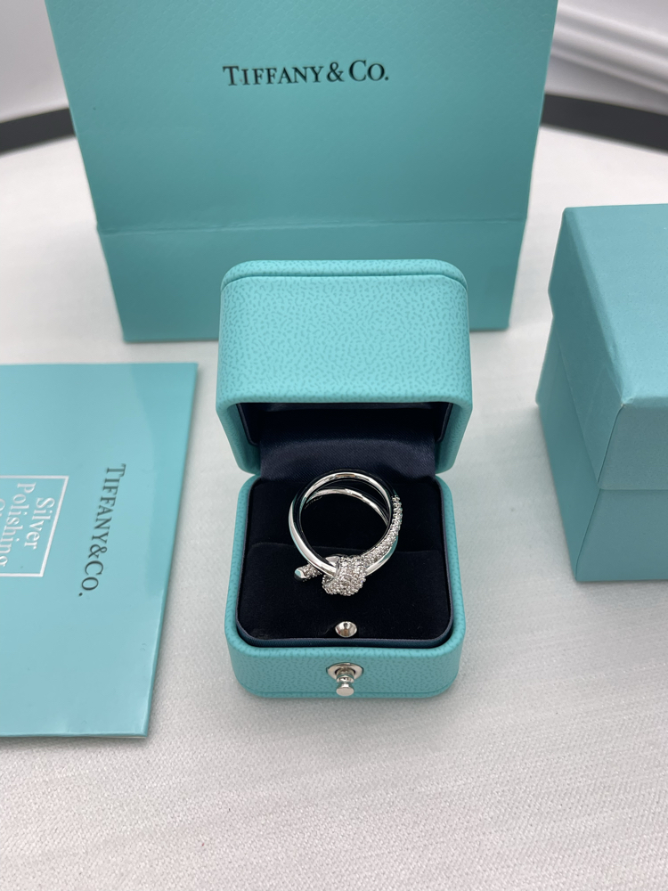 Tiffany&Co. Knot Silver Yüzük Kutulu