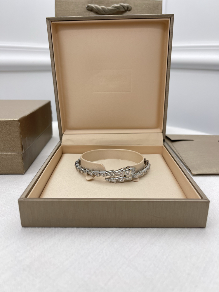 Bvlgari Serpenti Viper Silver Taşlı Kutulu