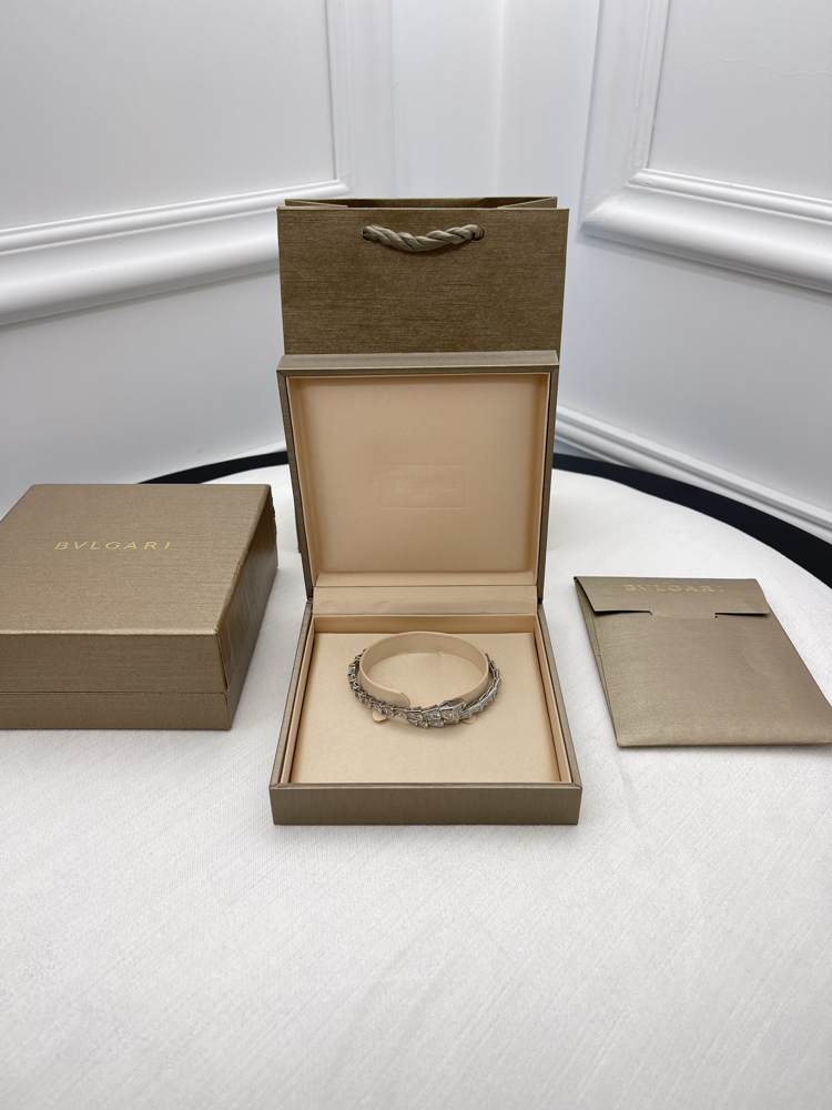 Bvlgari Serpenti Viper Silver Taşlı Kutulu