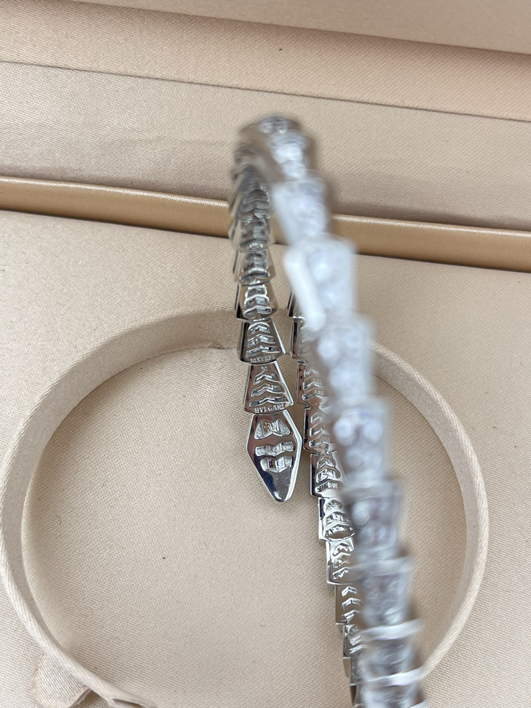 Bvlgari Serpenti Viper Silver Taşlı Kutulu