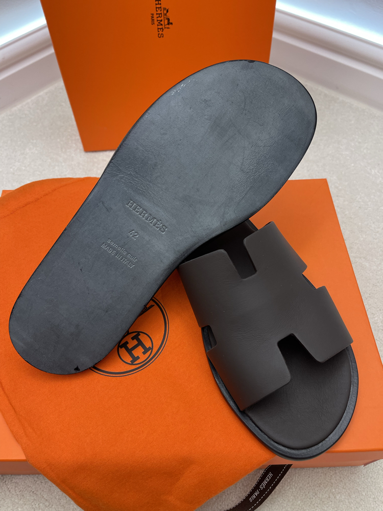 Hermes Izmır Terlik Erkek Bitter Brown