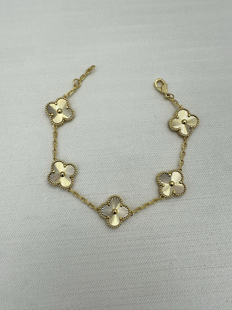 VCA Gold Motif Bileklik Kutulu