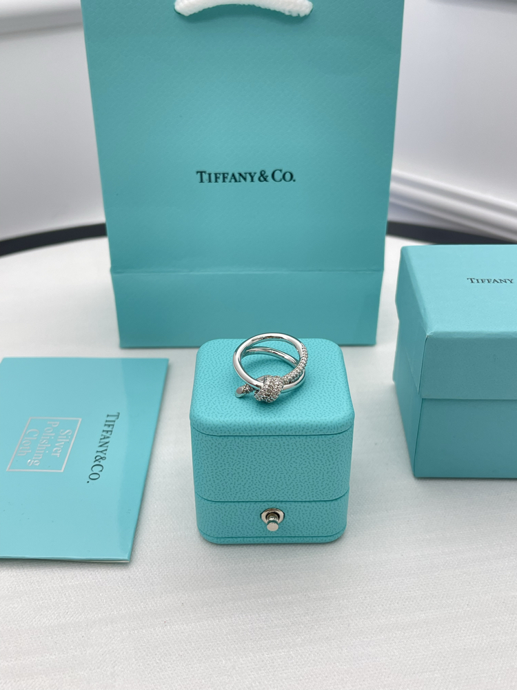 Tiffany&Co. Knot Silver Yüzük Kutulu