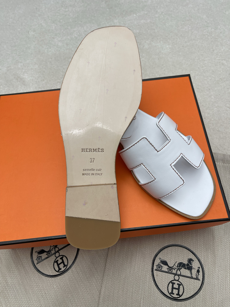 Hermes Oran Terlik Blanc