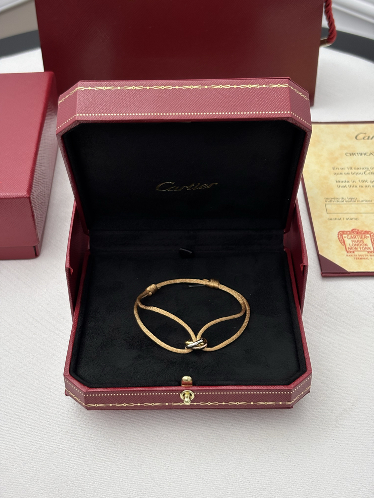 Cartier Trinity Gold Bileklik Kutulu