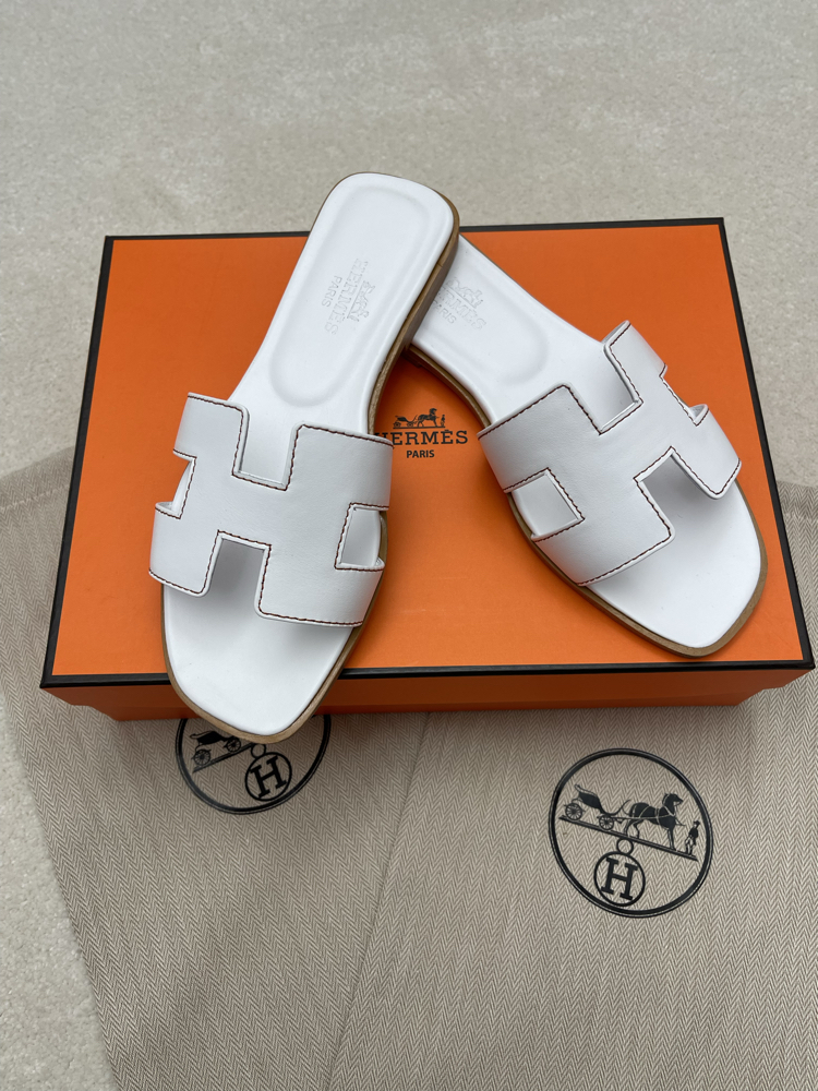 Hermes Oran Terlik Blanc