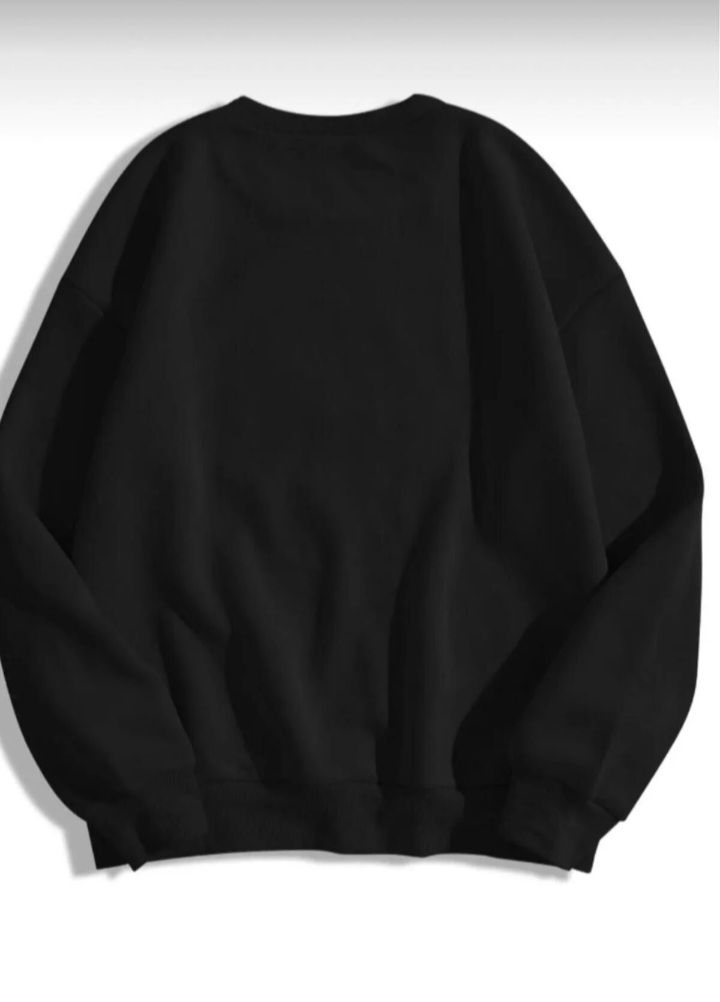 Kadın bej stargirl baskılı  bisiklet yaka sweatshirt 