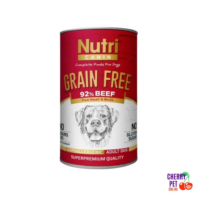 Nutri Canin Adult Sığır Etli Yetişkin Köpek Yaş Maması 400 Gr.