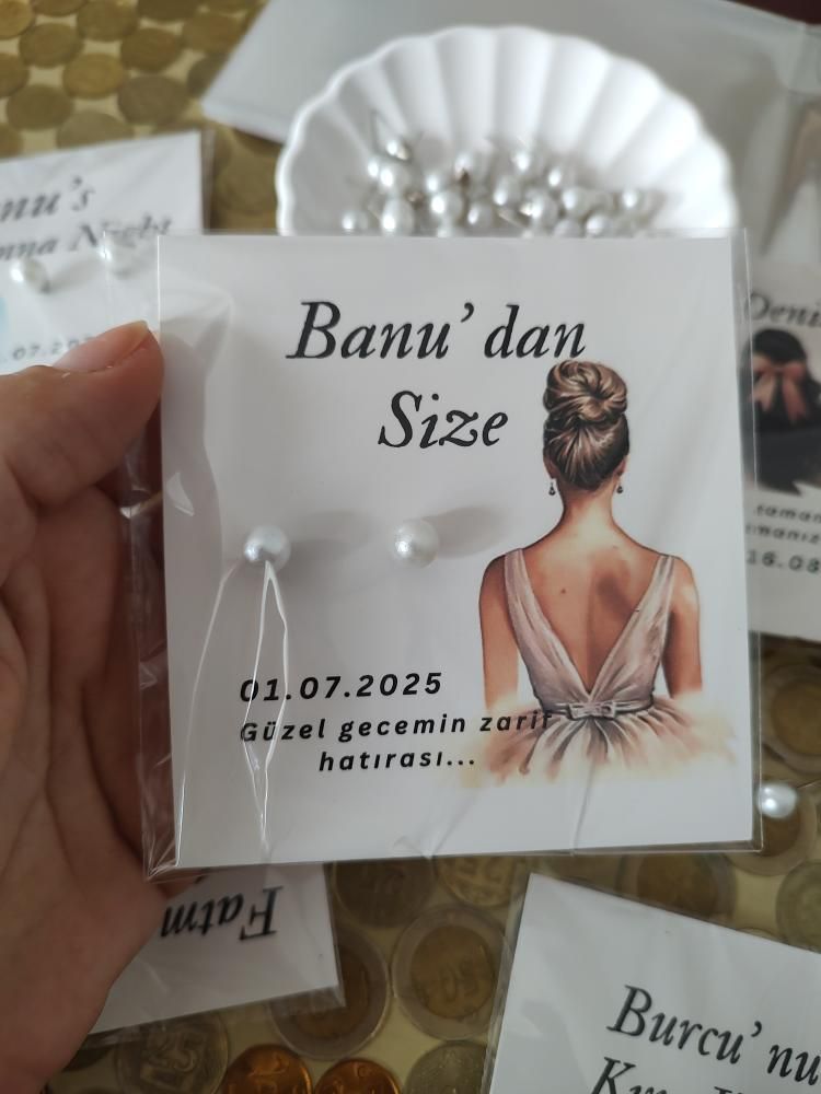 Küpe kartı  (50 adet)