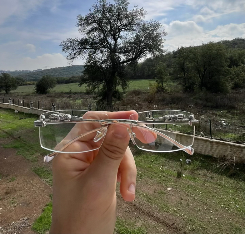 Cartier gümüş gözlük