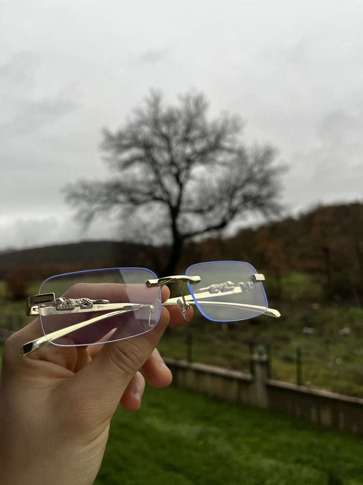 Cartier gold gözlük