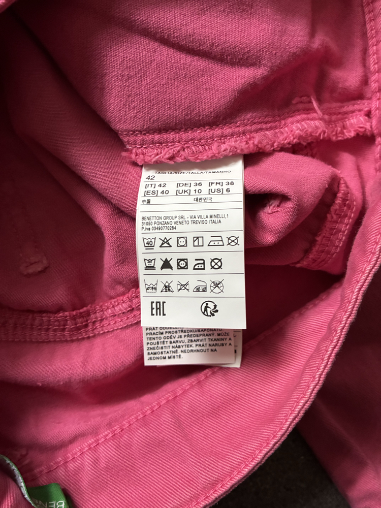 Benetton Vintage Y2k Kadın Kargo Pantolon
