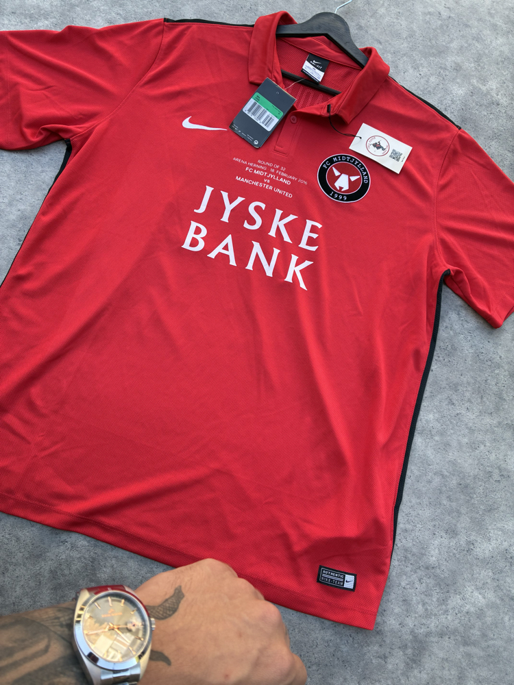 Vaclav Kadlec Midtjlland 15/16 Etiketli Man Utd. Maçı Forması