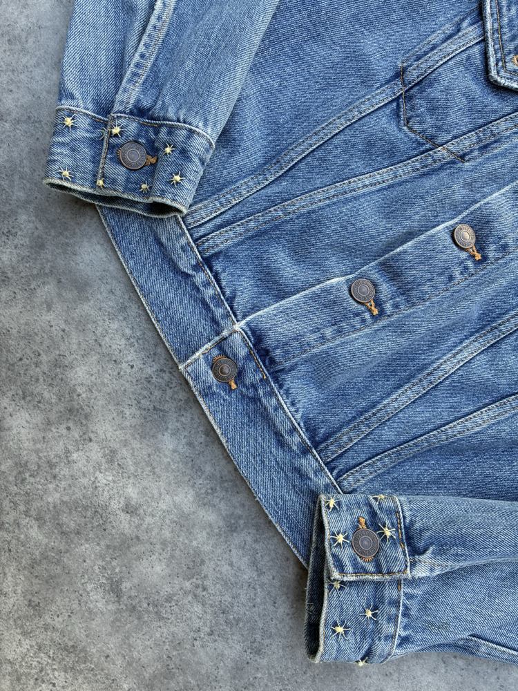 Levis Turuncu Etiket Kadın Kot Ceket S