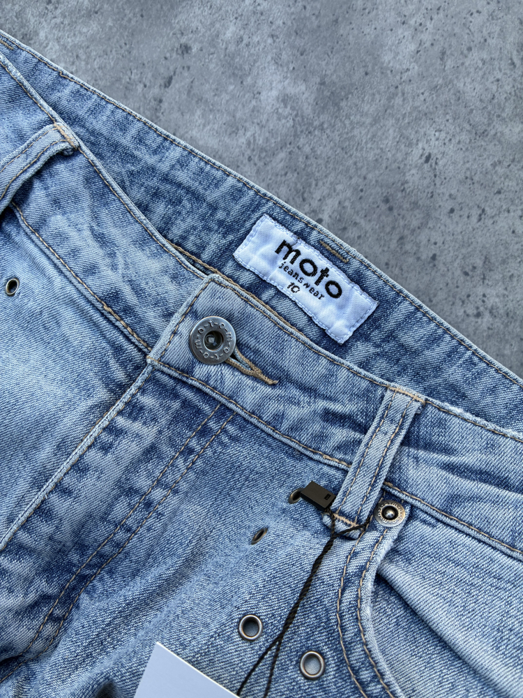Vintage Mini Şort 36 Moto Jeans