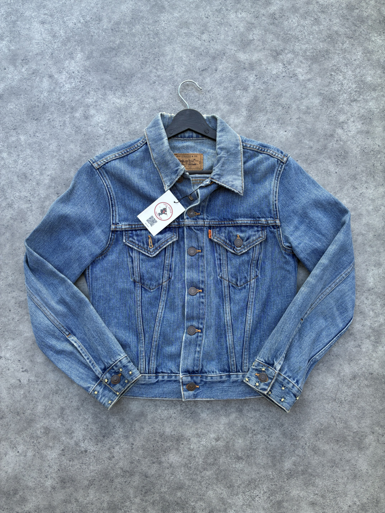 Levis Turuncu Etiket Kadın Kot Ceket S
