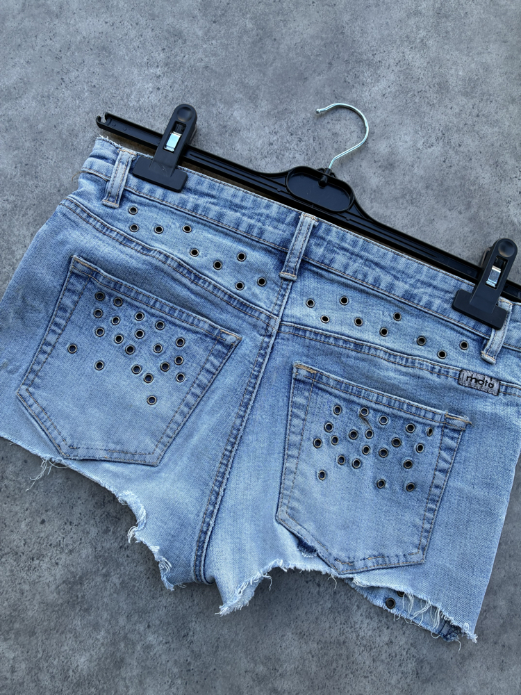 Vintage Mini Şort 36 Moto Jeans