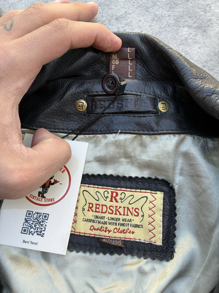 Redskins Vintage Deri Pilot Ceket L