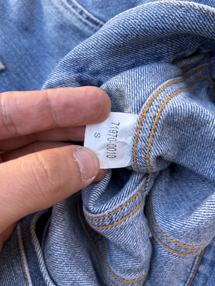 Levis Turuncu Etiket Kadın Kot Ceket S