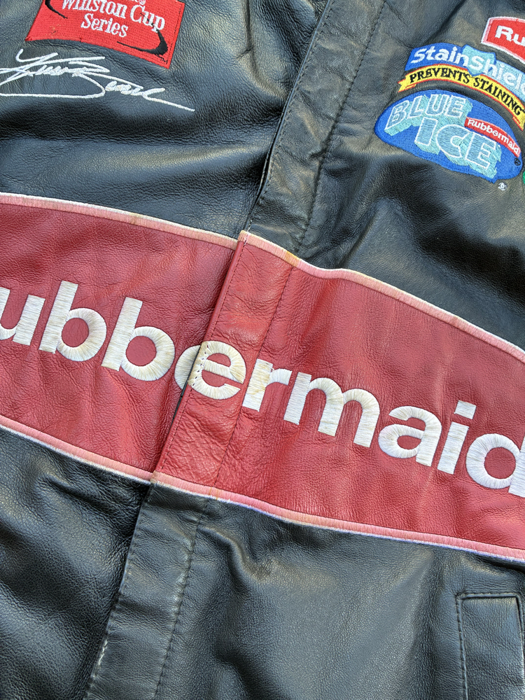 Jh Design Nascar Vintage Deri Ceket Xxl