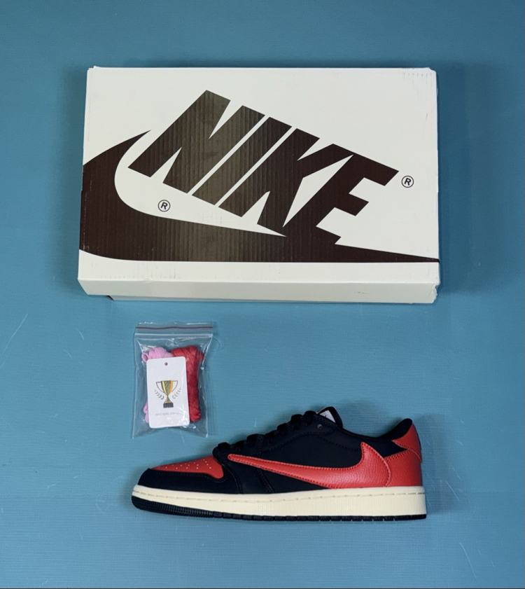 Jordan Low Black Red