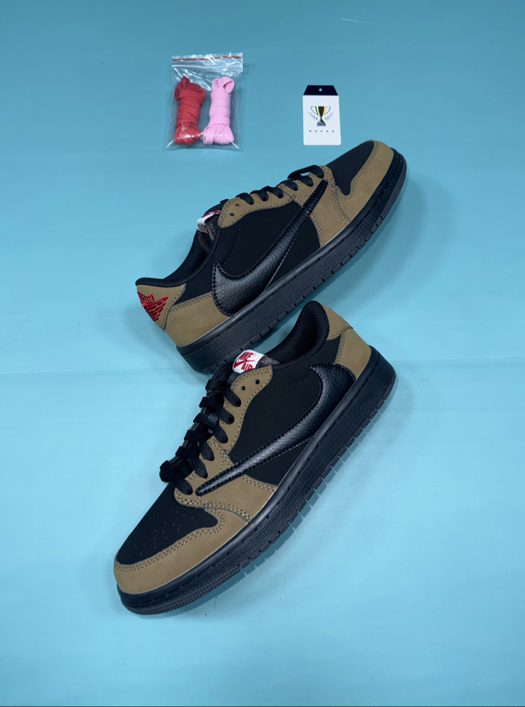 Jordan Low Siyah Kahverengi