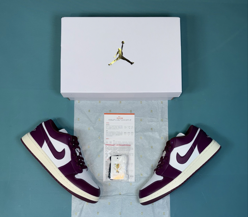 Jordan Low Burgundy