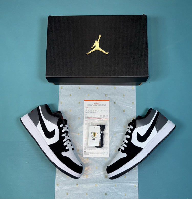 Jordan Low Black Silver