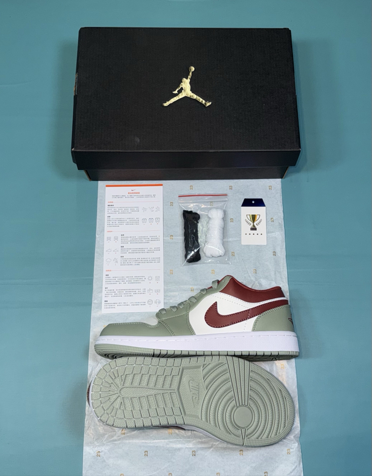 Jordan Low Kırmızı Yeşil