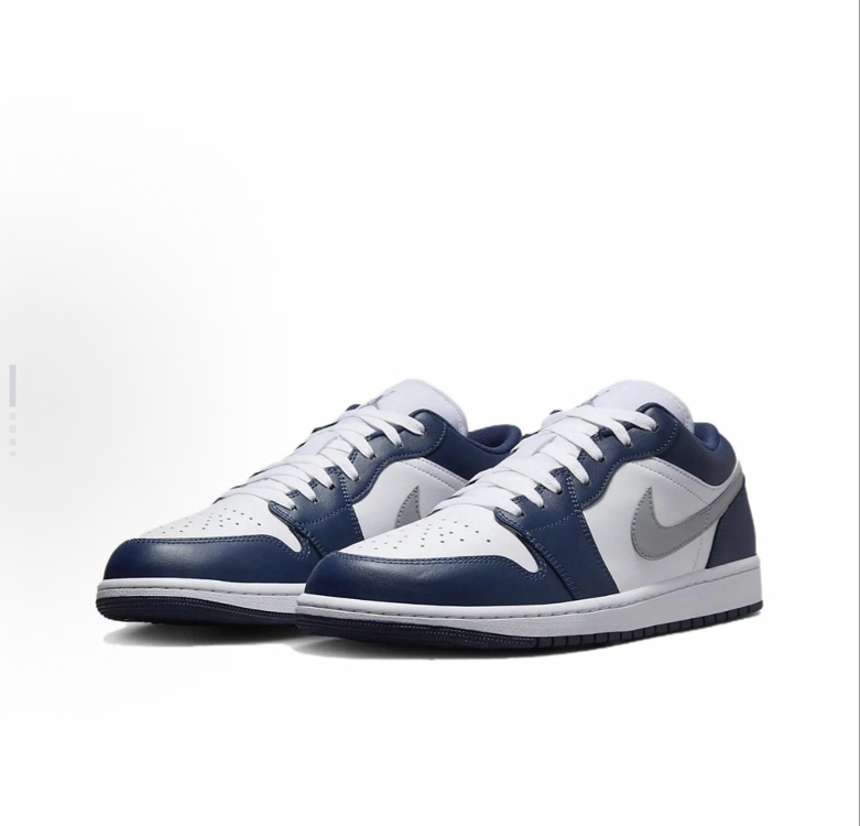 Jordan Low White Grey Blue