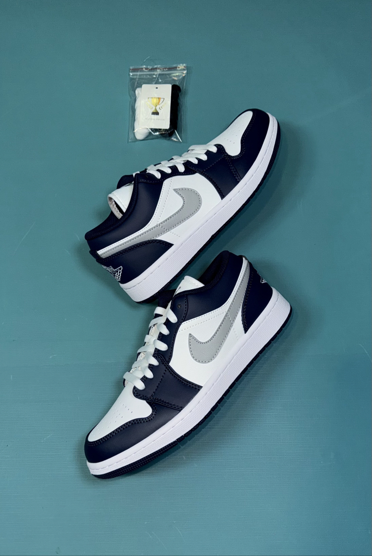 Jordan Low White Grey Blue