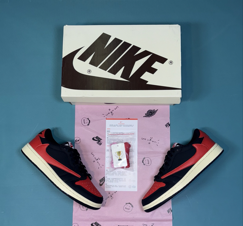Jordan Low Black Red