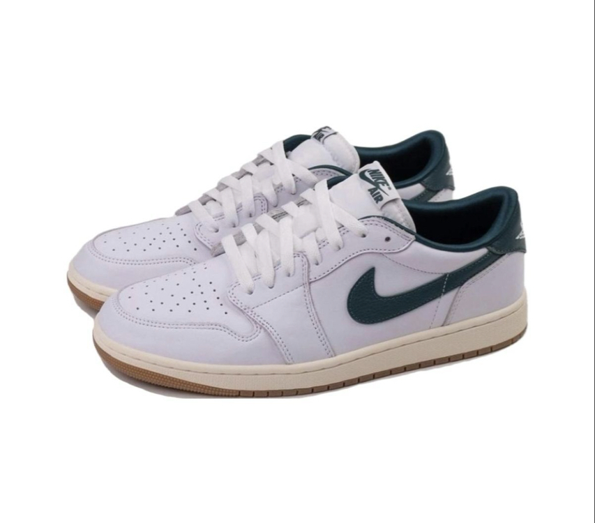 Jordan Low White Green
