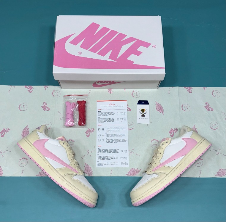 Jordan Low Açık Pembe