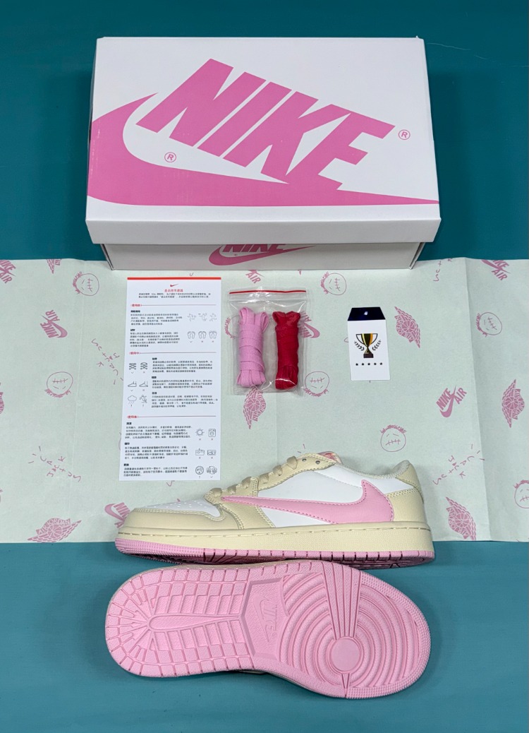 Jordan Low Açık Pembe