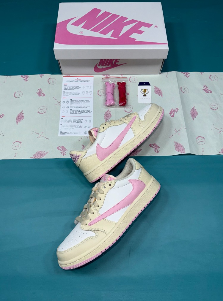 Jordan Low Açık Pembe