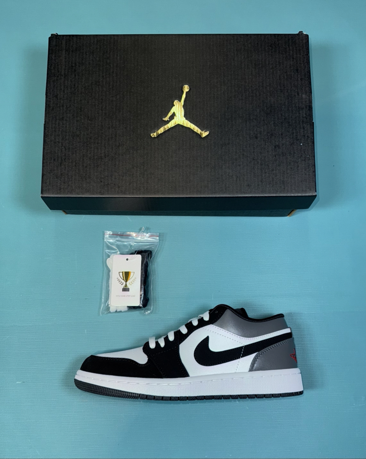Jordan Low Black Silver