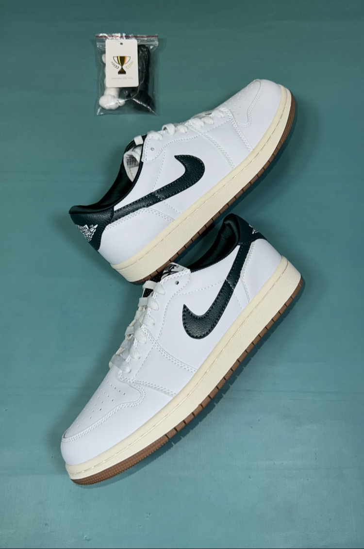 Jordan Low White Green