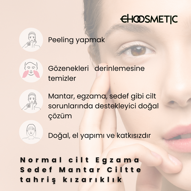 Bıttım & Ardıç Katranlı Kabak Lifli 120 gr Doğal Sabun Sivilceye Doğal Çözüm