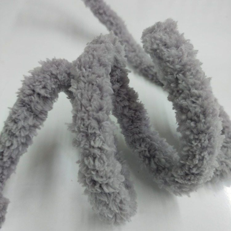 GRİ 20 mm peluş bükme çubuk, el işi polar sopa,  renkli şerit ,Bar şerit, sopa DIY