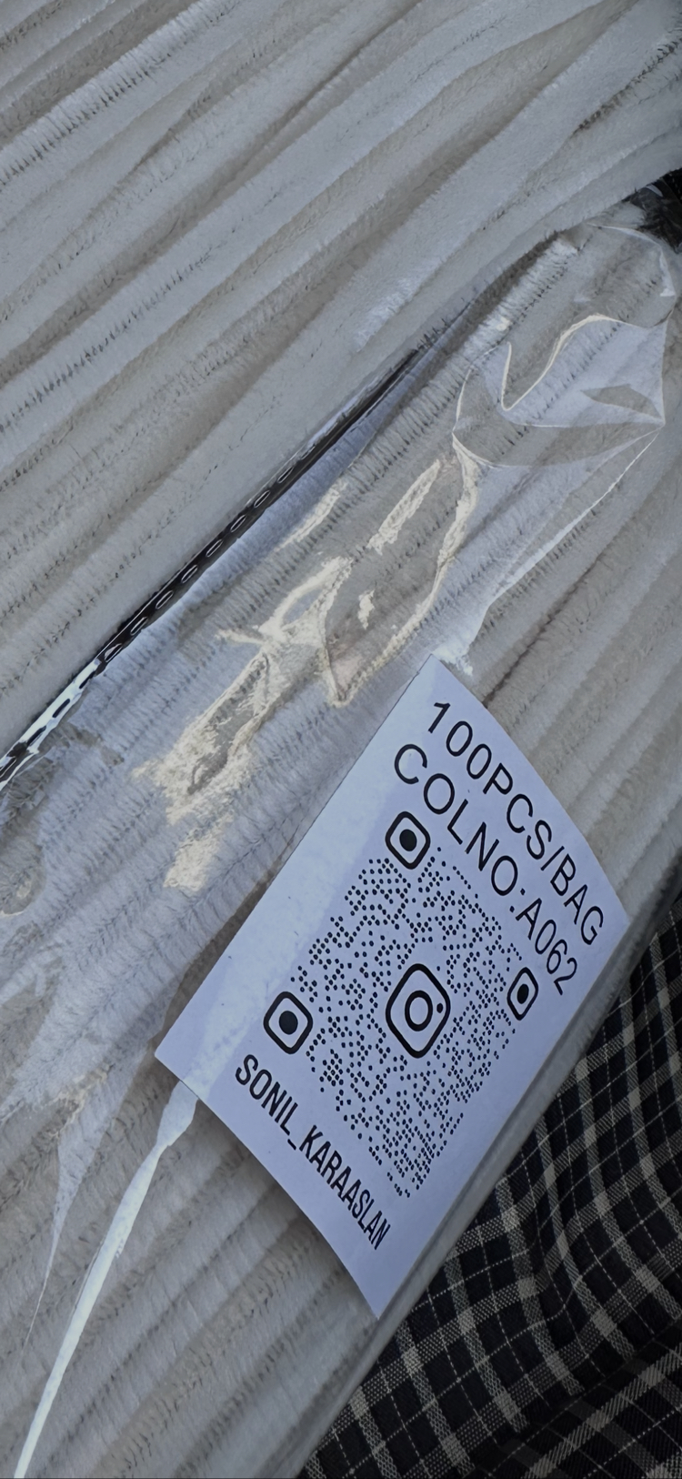 Krem ŞÖNİL 1 paket 100 adet - Kod A062