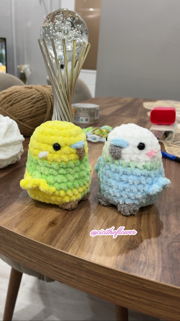 Büyük Muhabbet Kuşu Peluş