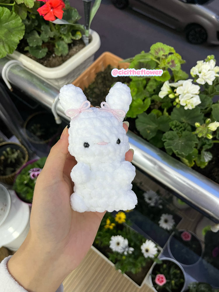 Tavşan Peluş Anahtarlık