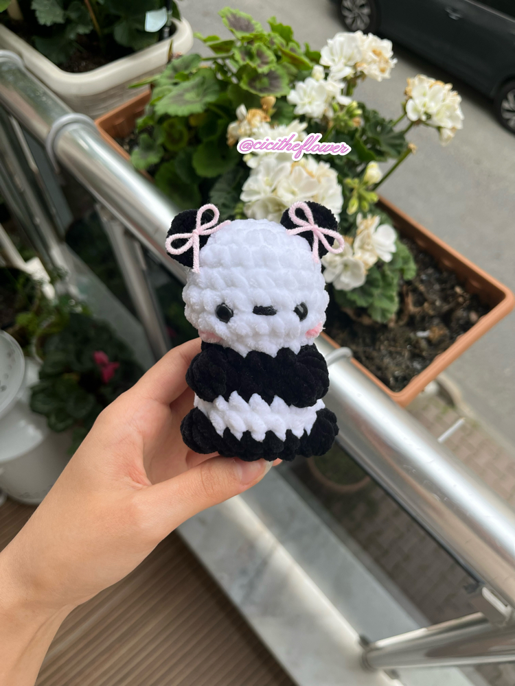 Panda Peluş Anahtarlık