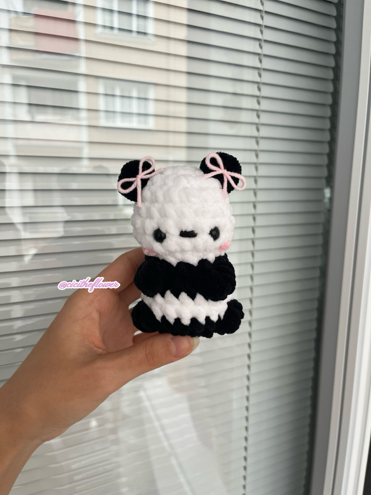 Panda Peluş Anahtarlık